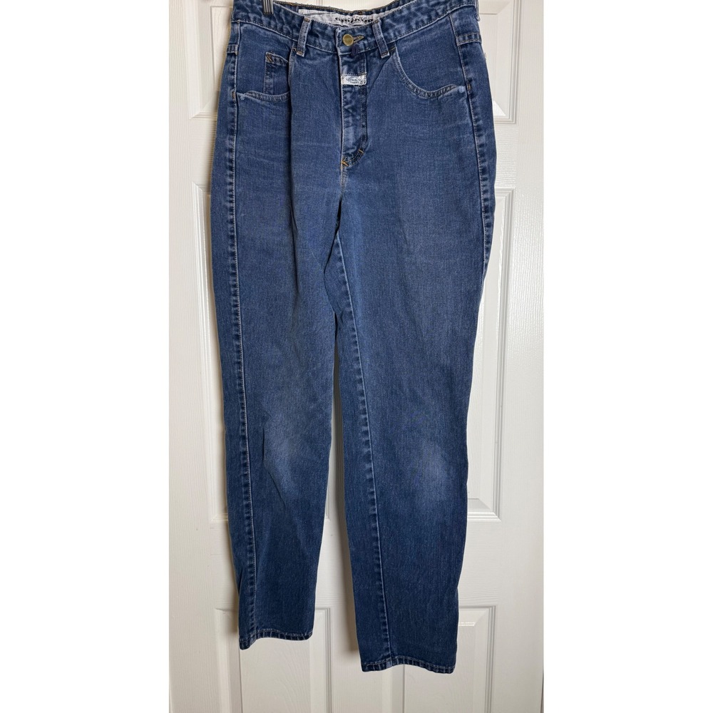 Marithe Francois Girbaud Jeans Womens 28 Blue High Rise Tapered Leg 90s Vintage